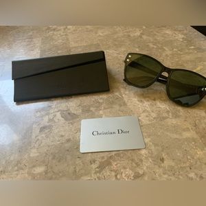 Oversized Dior sunglasses